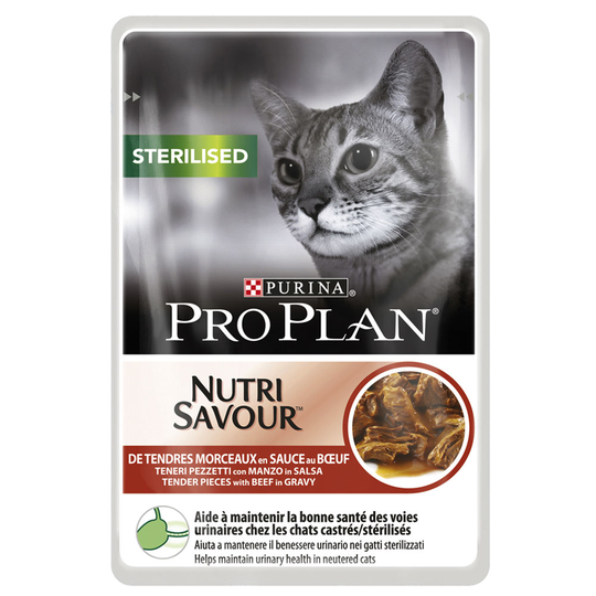 Pro Plan Sterilised Ekonomipack: 24 x 85 g Sterilised Beef
