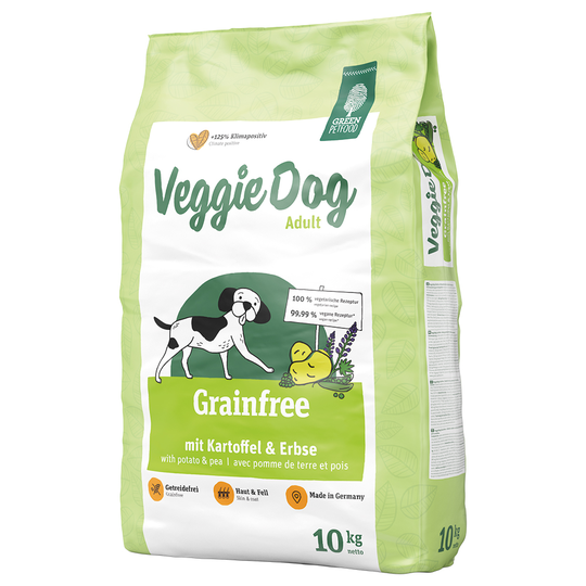 8 + 2 kg på köpet! 10 kg Green Petfood - VeggieDog Grainfree