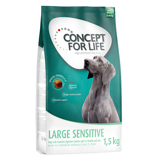 Concept for Life 1 / 1,5 kg till lågt prova-på-pris! - Large Sensitive 1,5 kg