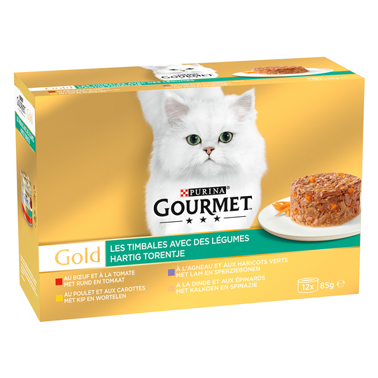Gourmet Gold Ragout 12 x 85 g - Mix med grönsaker