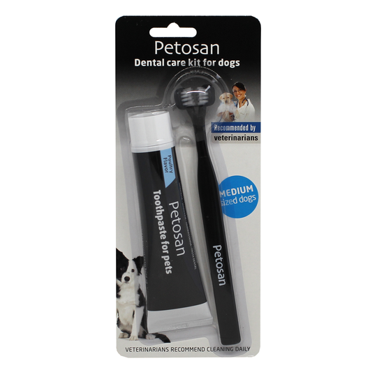Petosan Dental Care kit - tandvårdskit för hund - Medium