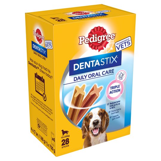Pedigree Dentastix Daily Oral Care - Medium (10-25 kg), 112 st (2880 g)