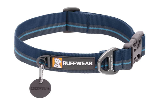 Ruffwear - Flat Out Collar Hundhalsband - Blue Horizon (S = 28-36 cm)