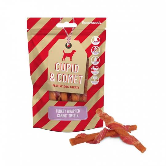 Rosewood Xmas Tuggpinnar med Kalkon & Morot 100 g