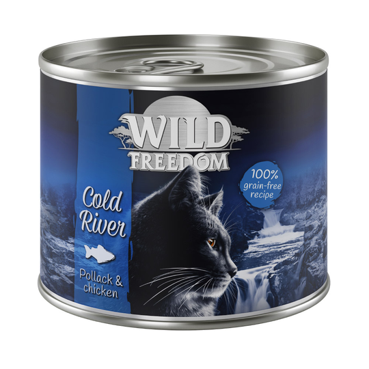 Wild Freedom Adult 6 x 200 g - Cold River - Pollock & Chicken