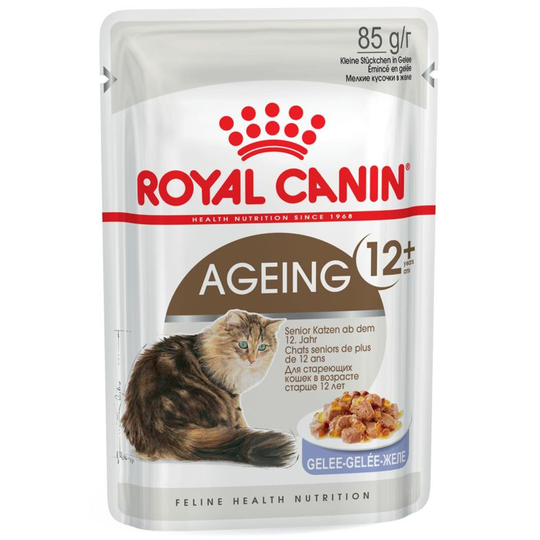 Ageing 12+ Jelly Våtfoder för katt - 12 x 85 g