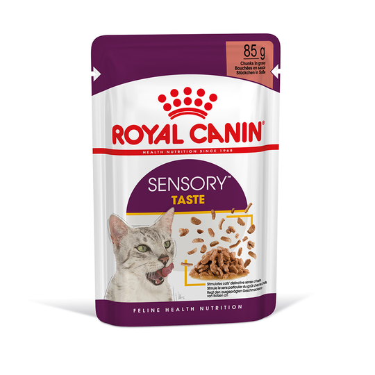 36 + 12 på köpet! 48 x 85 g Royal Canin våtfoder katt - Sensory Taste i sås