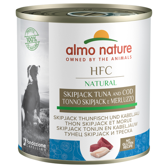 Ekonomipack: Almo Nature HFC 24 x 280 g / 290 g - Skipjack tonfisk och torsk (290 g)