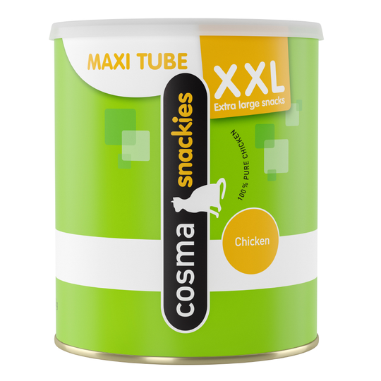 Cosma Snackies XXL Maxi Tube frystorkat kattgodis - Kyckling 200 g