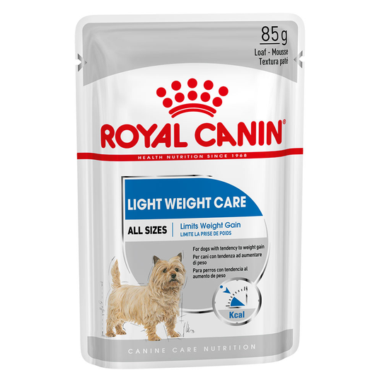 36 + 12 på köpet! 48 x 85 g Royal Canin CCN Dermacomfort våtfoder - Light Weight Care