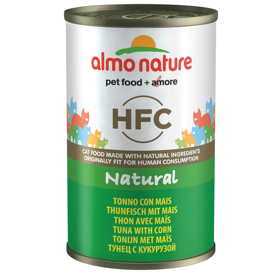 Ekonomipack: Almo Nature HFC 24 x 140 g - Tonfisk & majs