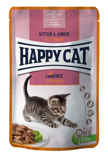 Kitten & Junior Anka i Sås - 24 st x 85 g