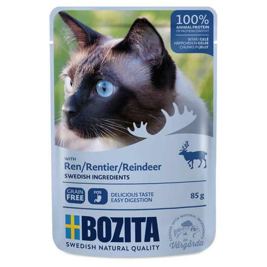 Ekonomipack: Bozita bitar i gelé Pouch 24 x 85 g - Älg
