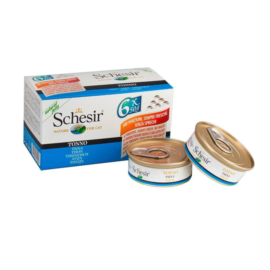 Schesir Adult Multipack Tonfisk i Gelé 6 x 50 g