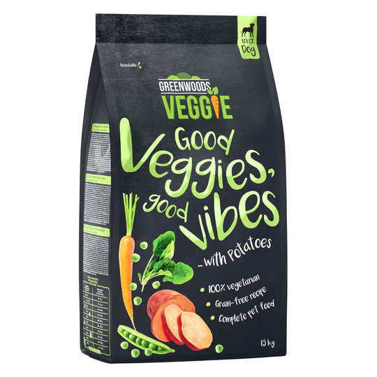 Greenwoods Veggie (Sweet) Potatoe with Peas, Carrots & Spinach 6 kg