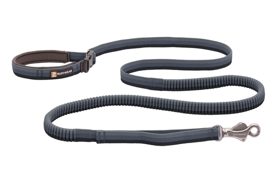 Ruffwear Roamer Bungee 2021- Justerbart Koppel- Granite Gray (1,7 - 2,1 m)