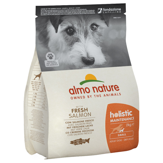 Almo Nature Holistic Adult Small Lax & ris - Ekonomipack: 3 x 2 kg