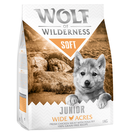Wolf of Wilderness Junior Soft - Wide Acres - Chicken - 5 kg