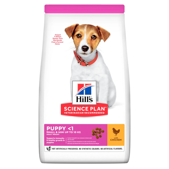 Puppy Small & Mini torrfoder med kyckling - 1,5 kg