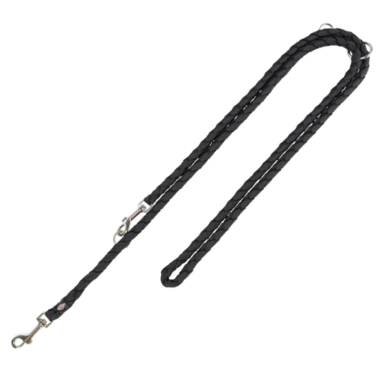 Trixie Cavo förlängningskoppel, svart - Stl. L - XL: 200 cm långt, Ø 18 mm