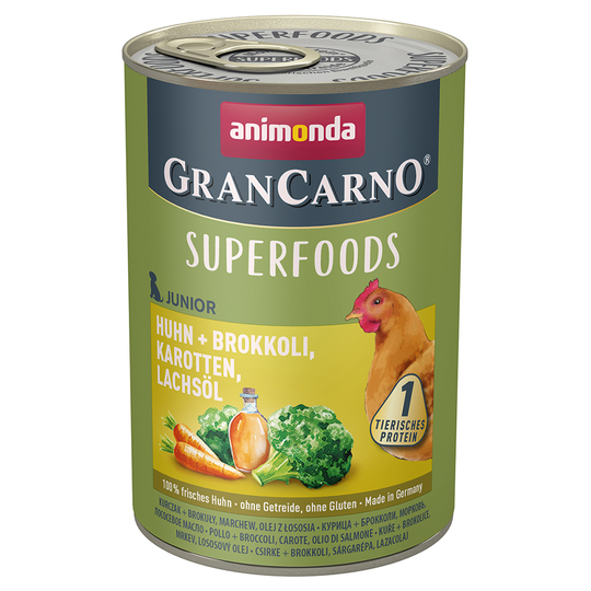 Animonda GranCarno Junior Superfoods - 6 x 400 g