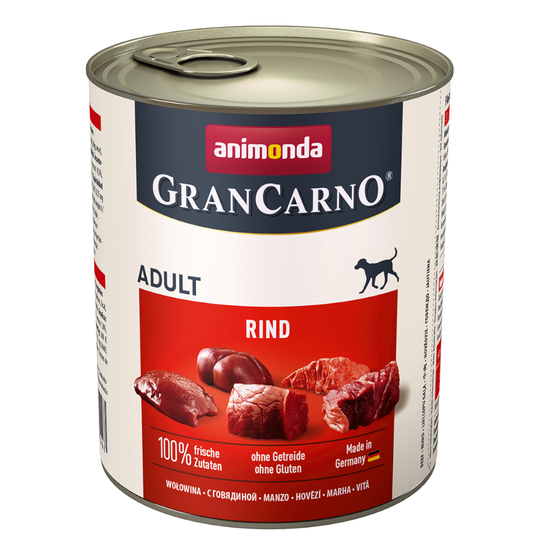 Ekonomipack: Animonda GranCarno Original Adult 24 x 800 g - Rent nötkött