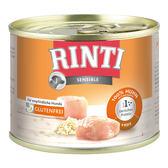 RINTI Sensible 6 x 185 g - Kyckling & ris