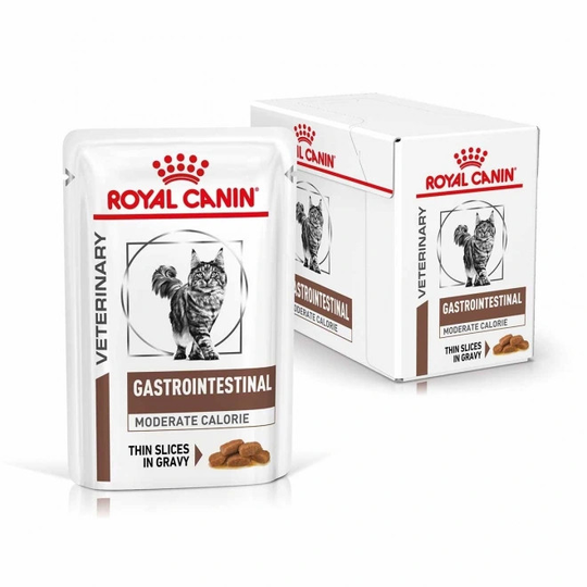 Veterinary Diets Gastro Intestinal Moderate Calorie Slices In Gravy - 12 x 85 g