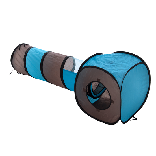 Connect 2in1 kattunnel - 4 sets (4 tunnlar + 4 tärningar)