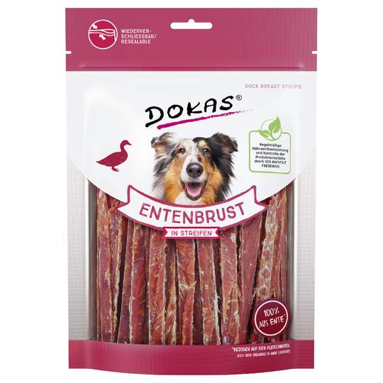 Dokas köttgodis - Ankkött i strimlor 250 g