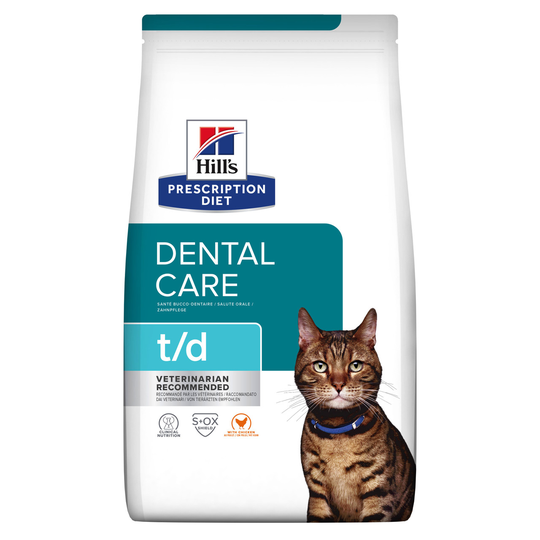 Prescription Diet t/d Dental Care Torrfoder till Katt med Kyckling - 1,5 kg