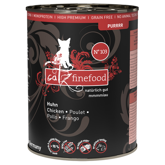 catz finefood Purrrr på burk 6 x 400/375 g - No. 103 kyckling (6 x 400 g)