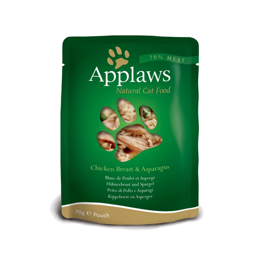 Applaws Kycklingbröst & Sparris 70 g