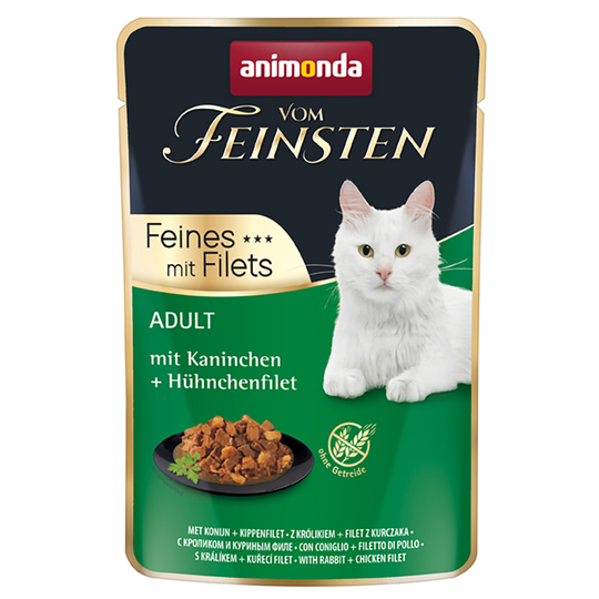 Animonda Vom Feinsten Adult Mix Filet - Fin mångfald med filé (8 x 85 g)