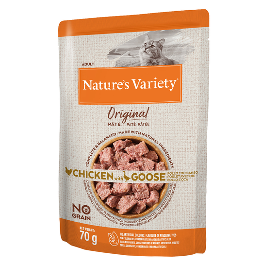 Ekonomipack: Nature's Variety Original Paté No Grain 24 x 70 g - Kyckling och gås