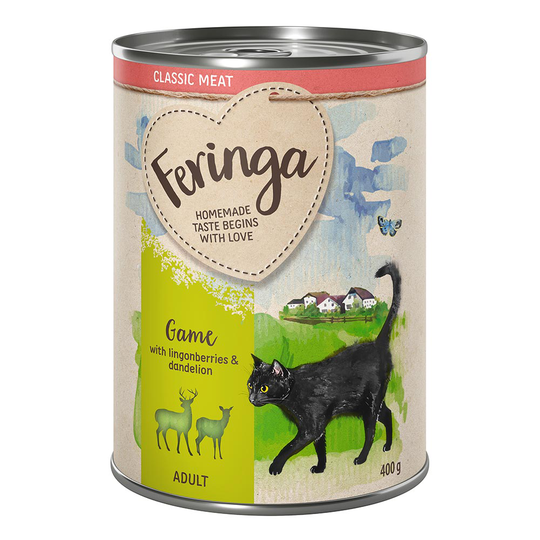Ekonomipack: Feringa Classic Meat Menu 12 x 400 g - Vilt