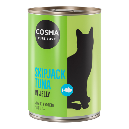 Ekonomipack: Cosma Original i gelé 24 x 400 g Skipjack tonfisk