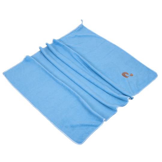 zoolove Turbo-Dry mikrofiberhandduk - Babyblå L 100 x B 70 cm