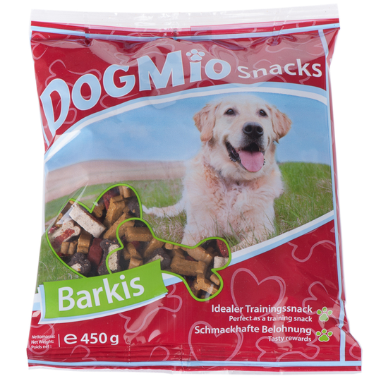 DogMio Barkis halvtorrt hundgodis - Påfyllnadspåse 450 g