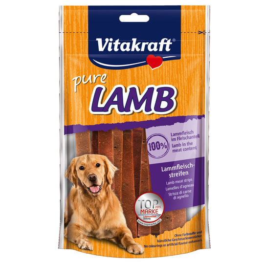 Vitakraft LAMB Lammköttstrimlor - Ekonomipack: 3 x 80 g