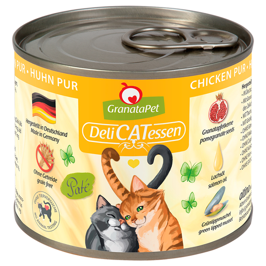 Ekonomipack: GranataPet DeliCatessen 24 x 200 g - Kyckling PUR