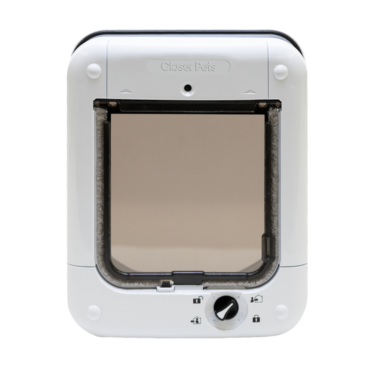 Closer Pets Mikrochip 360W kattlucka - Kattlucka vit (360W)