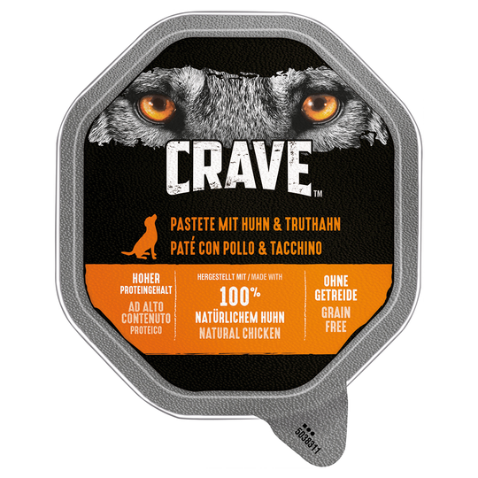 25 % rabatt! Crave Adult Paté - Chicken & Turkey (150 g)