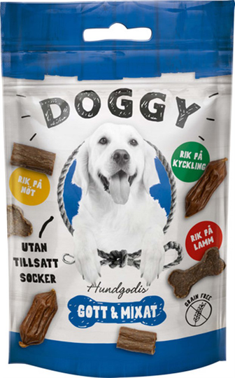 Doggy Gott & Mixat - hundgodis - nöt/lamm/kyckling