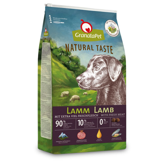 GranataPet Natural Taste Lamm torrfoder - 12 kg