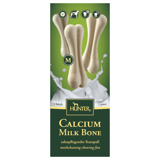 HUNTER Calcium Milk tuggben - Ekonomipack: 6 x 23 g