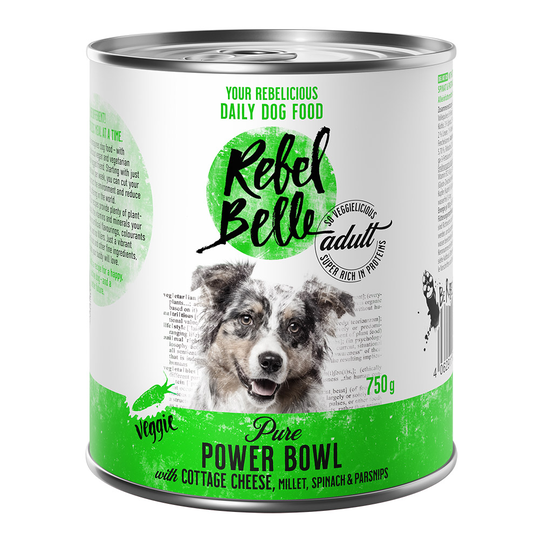 Ekonomipack: Rebel Belle 12 x 750 g - Pure Power Bowl - vegetariskt