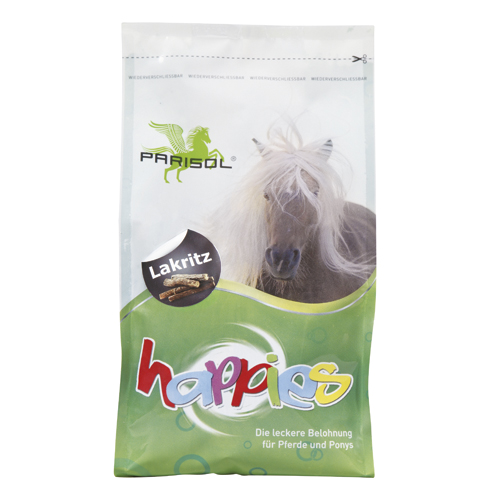 Parisol Happies Hästgodis - Lakrits - 1 kg