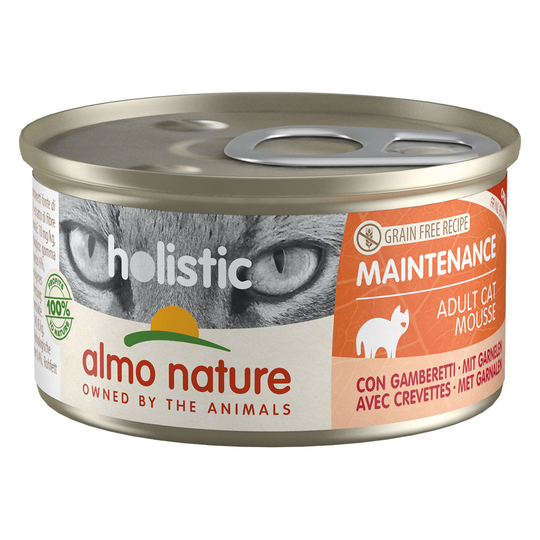 Ekonomipack: Almo Nature Holistic Maintenance 24 x 85 g - Med räkor