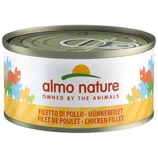 Ekonomipack: Almo Nature 24 x 70 g - Kycklingfilé